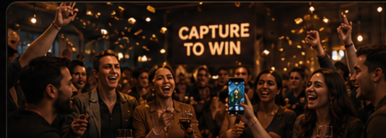Guests participating in a venue competition